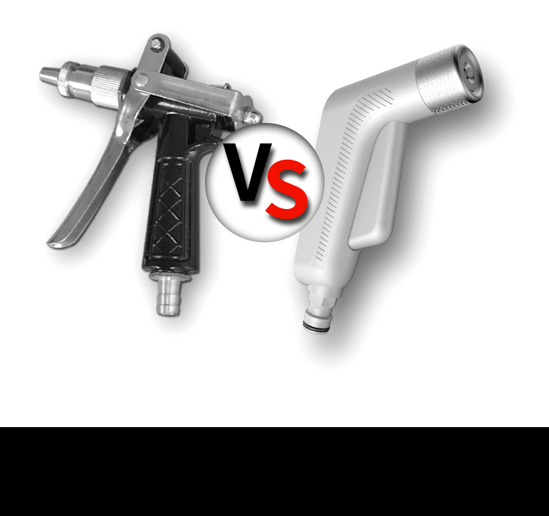 Variable foam pump for automobile foam 360 degree rotation of one button minimalist switch to adjust water outlet mode