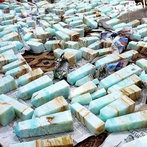 Venta al por mayor de torres de cristal de hemimorfita natural del Caribe, varitas curativas, gemas y rodajas de cristal, decoraciones de cristal - Product Image 6