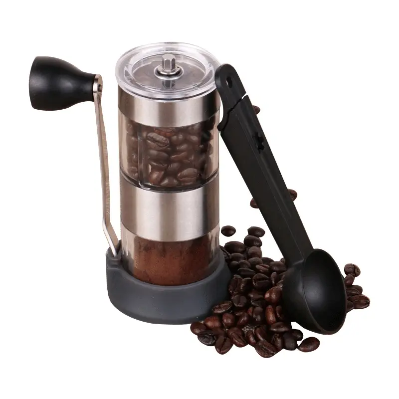 New design hand operated corn conical burr manual coffee grinder mill