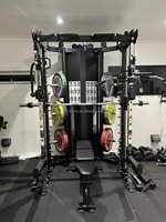 Station de musculation multifonctionnelle XinRui Home Gym avec rack à charges, machine Smith et banc polyvalent