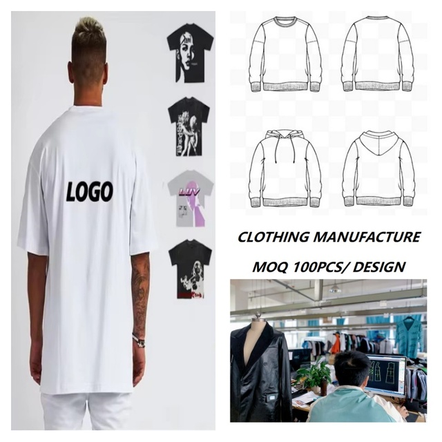 Bespoke T shirt Factory Custom Private Label OEM Manufacturer Start Fashion Brand Garment Sampling Service Bulk Production China