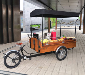 Est óbile leclectric arargo Ike railrailer 3 Wheel ricricycle con ronront asasket OOD icicycle offoffee read - Product Image 6