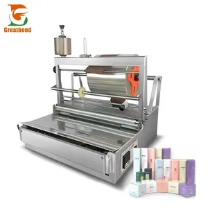 Nhà Máy Giá Chất lượng cao xách tay xà phòng nước hoa bao bì 3D hộp overwrapping điều khiển bằng tay giấy bóng kính phim máy bao bì