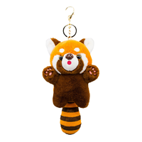 Ours à queue bizarre personnalisable pendentif en peluche raton laveur mignon porte-clés animal en peluche en coton PP pour sac à main charme longue queue jouets