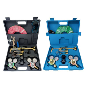 Kit de soudage et de découpe au gaz oxyacétylène CFWELD, style américain, plaqué cuivre, interrupteur unique, gaz mixte - Product Image 3