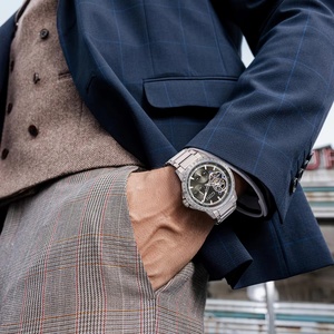 BG8802 German <b>Automatic</b> Skeleton Business Sport 42mm Steel Strap Multifunctional Men <b>Wristwatch</b> - Product Image 3