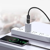 Adaptor USB C USB 3.0 OTG Laptop Macbook Aluminium Alloy 3A Pengisian Cepat OTP Panjang Dapat Disesuaikan Ponsel Baru