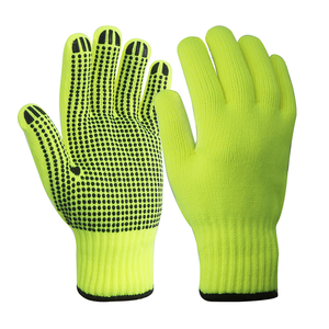 Vietnam Factory PVC Dot CVC Industrial Work Gloves Anti Skid Grip Gloves for Handling Warehouse Packaging <b>Operations</b> - Product Image 5