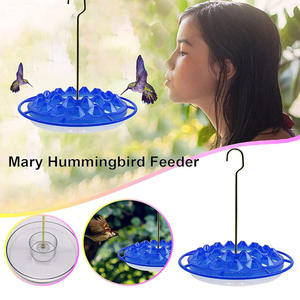 Water Plastic Hummingbird <strong>Wild</strong> <strong>Bird</strong> Seed Dispenser Bracket Food Container Hanging Round <strong>Bird</strong> Feeder - Product Image 4