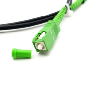 Câble de raccordement fibre optique FTTH intérieur/extérieur, cordon de brassage simplex SC/UPC SC/APC G657A1 G657A2 2.0x3.0mm 1/2 fibres 10m 15m 75m 200m