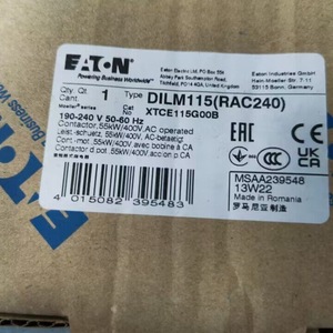 Contactor Eaton DILM115 RAC240 de 55kW 400V CA con Montaje en Riel DIN - Product Image 3