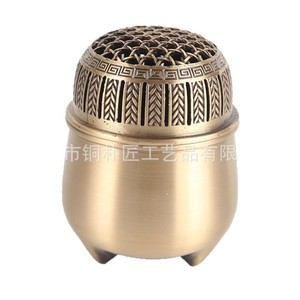 Tongpu Craftsman Pure <b>Copper</b> Incense <b>Cup</b>, Sandalwood Incense Burner, Indirect Incense Burner, Antique Incense Burner - Product Image 5
