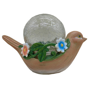 Estatua de Rana de Jardín para Decoración Exterior, Figura de Rana de Resina con Gran Esfera Mágica y Luces LED Solares, Decoración Exterior Impermeable - Product Image 6