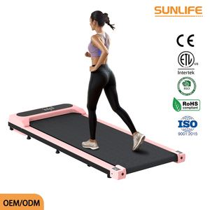 Tapis Roulant Elettrico Compatto per Casa con Scrivania Portatile e Schermo LED, Motore da 1HP per Camminata ed Esercizio - Product Image 1