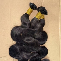 Extensions de cheveux à plumes, bouclés birmanes, invisibles, à pointe en I, en cheveux humains vierges, double densité, à pointe en K, bouclés crépus birmanes, ondulés