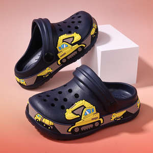 DERAN OEM pedido a granel Premium moda logotipo personalizado niños <span class=keywords><strong>zuecos</strong></span> sandalias antideslizante suela gruesa niños Eva zapatos de jardín - Product Image 3