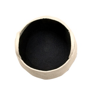 Pot de couverture de plante en rotin tissé aux algues naturelles peut être plié panier de rangement de cuisine intérieur et extérieur - Product Image 6