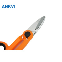 Ciseaux en Kevlar pour la coupe de fibres optiques et d'aramide RCZ-527 3CR13 à lame dentelée