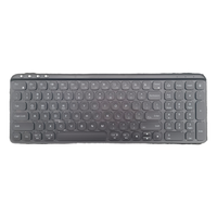 Nouveaux 4 appareils personnalisables disponibles clavier sans fil USB rechargeable 99 touches 96% profil bas mince pour tablette