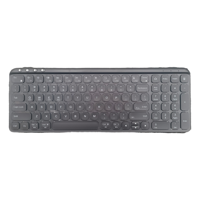 New Customizable 4 Devices Available Rechargeable USB Wireless Keyboard 99-Key 96% Low Profile Slim for Tablet