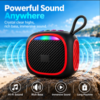 Speaker Nirkabel Portabel M400, Mendukung Kartu TF Radio FM, Tombol Plastik Audio Mini Luar Ruangan