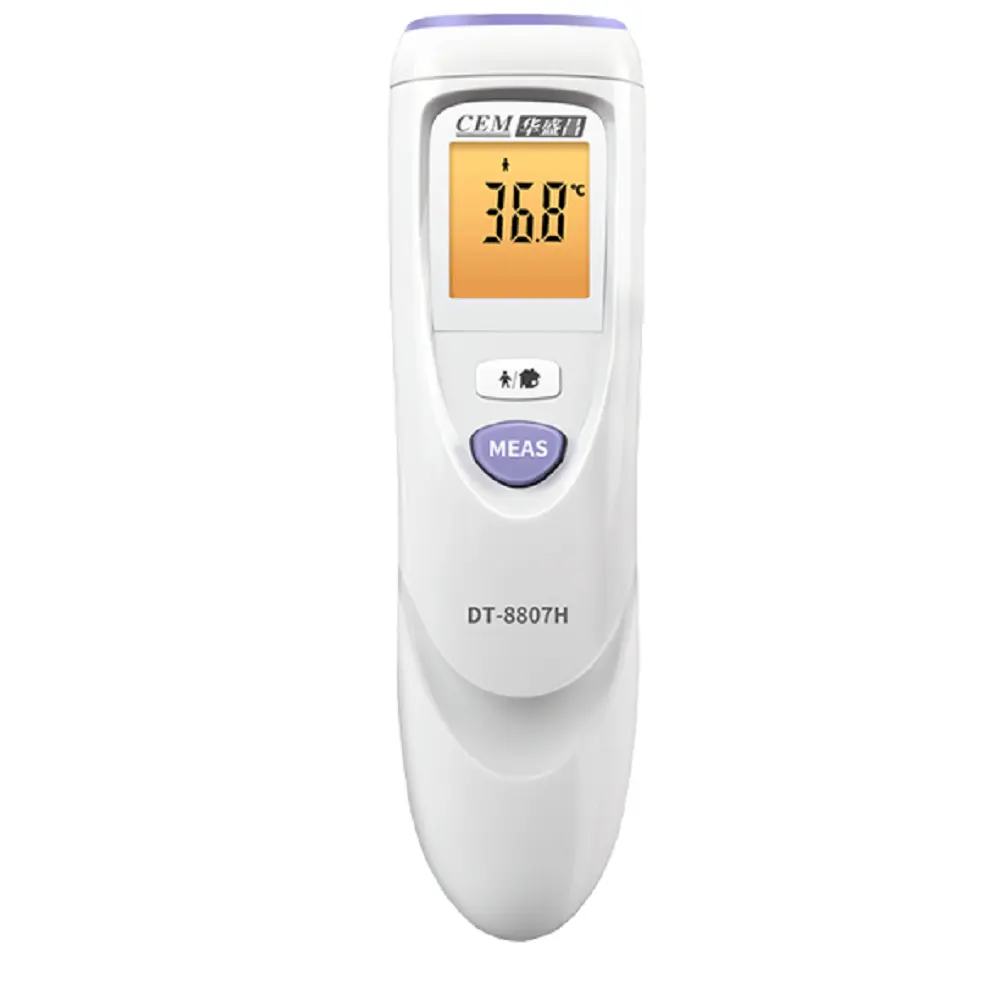 CEM DT-8807H 2020 Best Digital Forehead Medical infrared thermometer for fever detect with CE and alarm function Price