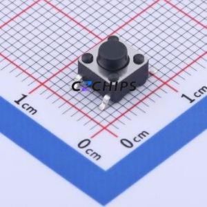 KH-6X6X5H-STM Tactile Switch SMD-4P,6x6mm Switch Single Pole Single Throw Round Button Vertical Mount 6mm - Product Image 1