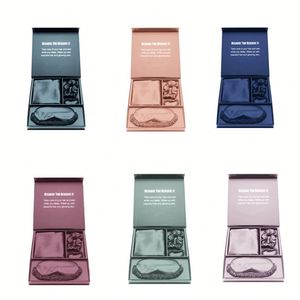 Elegant Polyester Sleep Gift Set Light Blocking <b>Eye</b> <b>Mask</b> Scrunchie Pillowcase Travel Ready Graduation Gift Set - Product Image 1