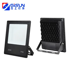 GISUN lampu proyektor Led Ip66 anti air, lampu 10w 20w 30w 50w 100w 200w 300w 400w lampu sorot Led portabel lampu banjir luar ruangan