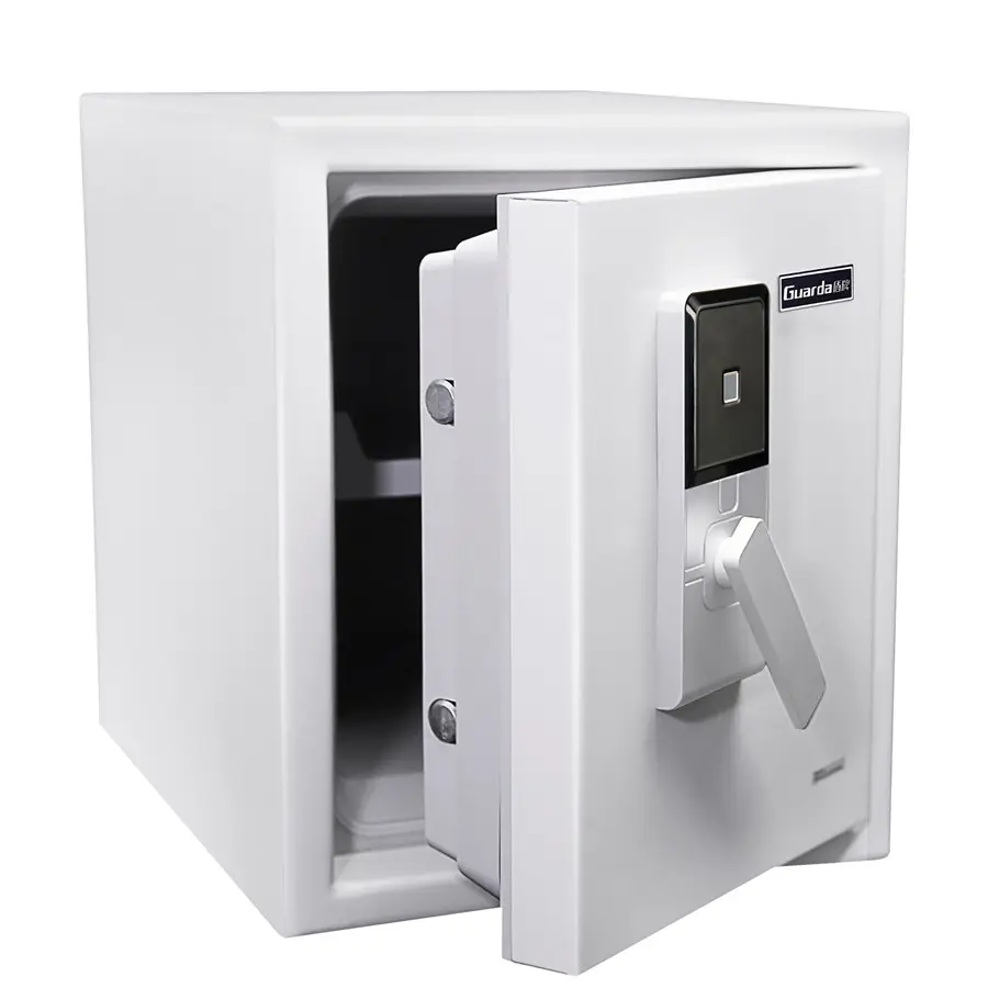 Безопасный шкафчик с распознаванием отпечатков пальцев, безопасный домашний огнестойкий, огнестойкий, безопасный для денег, биометрический, безопасный для отпечатков пальцев-3091WSLB