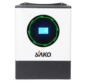 Sako Ranboer 8000 W Off-Grid-Stromwechselrichter Mppt mit reiner sinuswelle für Solarsystem 220 V 8000 W 8 K va Hybrid-Solarwechselrichter 8 kW