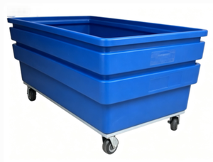 Carrito de Lavandería de Plástico de 700L, Capacidad de Carga de 500KG, Carrito de PE <span class=keywords><strong>con</strong></span> Ruedas de 5 Pulgadas para Hotel y Lavandería - Product Image 3