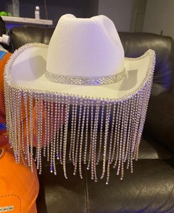 Sombrero con Diseño <span class=keywords><strong>de</strong></span> Leopardo y Pedrería, Sombrero <span class=keywords><strong>de</strong></span> Vaquera con Diamantes Brillantes, Sombreros <span class=keywords><strong>de</strong></span> Vaquera con Pedrería para Mujer, Sombreros Occidentales para <span class=keywords><strong>Despedida</strong></span> <span class=keywords><strong>de</strong></span> <span class=keywords><strong>Soltera</strong></span> - Product Image 6