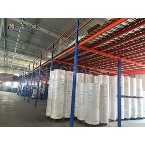 פתרון אחסון רב-שכבתי כבד לתעשייה, פלטפורמת ביניים נלסון מפלדה בת 3 שכבות, מדפים וארונות אחסון, מתקן תצוגה - Product Image 2