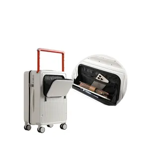 Brede Trekstang Handbagage Stil Universeel Wiel Multifunctionele Koffer Tsa Lock Handbagage