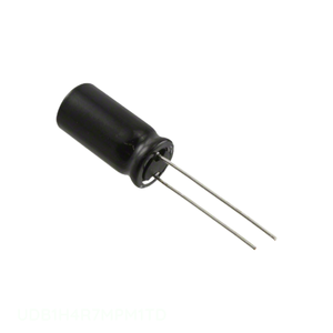 ตัวเก็บประจุ4.7 uF ผ่านรูผ่านรู UDB1H4R7MPM1TD สารส้ม4.7 uF 20% 50V เรเดียล th - Product Image 1