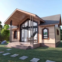 Villa préfabriquée de luxe sur mesure avec structure SIP, écoénergétique, modulaire, pour vacances, gîte ou résidence rurale
