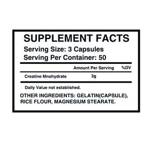 Cápsulas de Monohidrato de Creatina de Venta Caliente OEM/ODM para Adultos, No Aptas para Adolescentes, Niños o Mujeres Embarazadas - Product Image 2