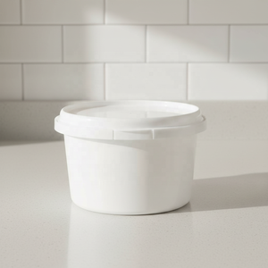 HACAMY Eco-Friendly Disposable PP Plastic Food <b>Storage</b> Containers with Lids Stackable Round Plastic <b>Boxes</b> for <b>Kitchen</b> and Restau - Product Image 1