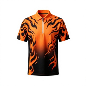 Chemise de course personnalisée à boutons pour équipe de réparation automobile, uniforme d'équipe de moto entièrement sublimé, vente en gros OEM - Product Image 2