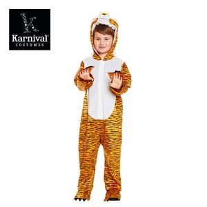 ODM vente entière haute qualité Halloween tigre combinaison unisexe enfants animaux Costume pour Cos Play Performance pour les enfants de tous âges - Product Image 4