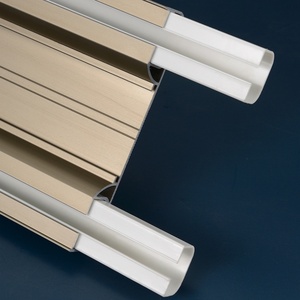 Rail de <span class=keywords><strong>rideau</strong></span> double en <span class=keywords><strong>PVC</strong></span> moderne et écologique, robuste, à double piste, <span class=keywords><strong>pour</strong></span> plafond et fenêtre - Product Image 5