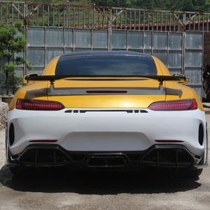 Kit de carrosserie semi-carbone pour modification et amélioration de voiture, pare-chocs avant et arrière, jupes latérales, ailes pour Benz 2015-2023 AMG GT GTR PRO - Product Image 6