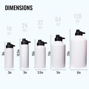 Bouteille d'eau isotherme en acier inoxydable de 64 oz pour le camping, anti-fuite, sans BPA (garde le froid 48h), avec poignée en paracorde et couvercle à paille, noire - Product Image 5
