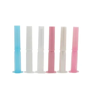 Y tế dùng một lần 3ml 5ml y tế Phụ khoa có thể ép nhựa âm đạo Gel Applicator âm đạo ống tiêm