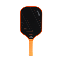 Fabricant JAS – Faible MOQ – Raquette de pickleball sans bordure en fibre de carbone 3K + EPP de 16 mm – Thermoformée pour l'entraînement et le divertissement