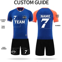 Kaos Sepak Bola Thailand Berkualitas Tinggi Cepat Kering, Seragam Tim, Jersey Sepak Bola Sublimasi Pria