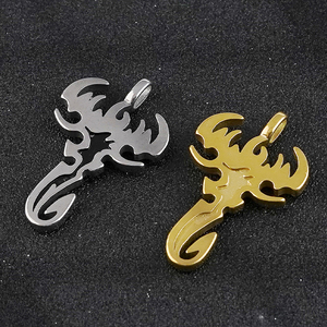 Custom Pendant Stainless Steel Scorpion Pendant for Unisex Casual <b>Party</b> <b>Animal</b> Symbol Gift Christian Religious Charm HandJewelry - Product Image 5