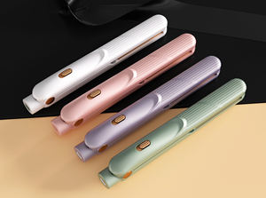 Mini lisseur et <span class=keywords><strong>fer</strong></span> à friser portable pour cheveux LED, 12 pièces, kit d'outils de beauté pour chevelure, <span class=keywords><strong>bon</strong></span> prix - Product Image 3