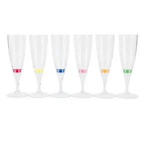 LED Induction Flashing Beer Cup For Parties And Festivals Bar Supplies Colorful Champagne Glass Drinkware For Celebrations